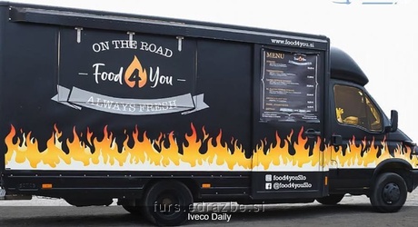 TOVORNO VOZILO IVECO DAILY 50C11G/P / 3750 (SPECIALNO VOZILO ZA PRIPRAVO IN PRODAJO HRANE - "STREETFOOD") CNG…
