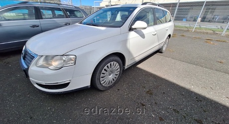 Rabljeno, os., mot., vozilo Znamka: VOLKSWAGEN Tip: PASSAT / VARIANT 1.9 / TDI Datum prve registracije: 10. 10. 2006…